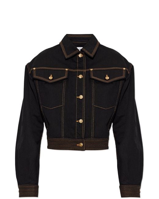 Versace Black Denim Jacket
