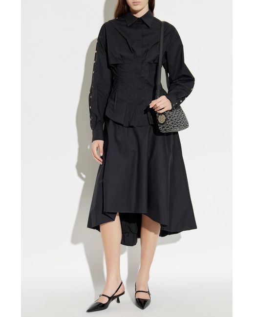 Moschino Black Asymmetrical Skirt