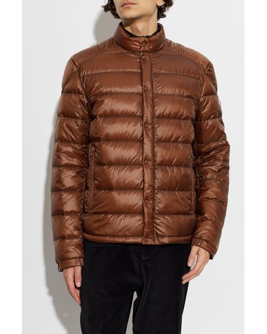 Moncler Brown Down Jacket "Selves" for men