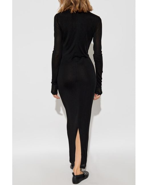 Totême  Black Toteme Draped Dress
