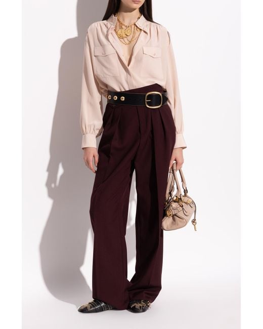 Chloé Black "Susan" Leather Shoes