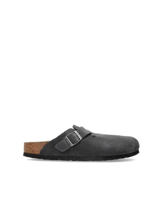Birkenstock Black 'Boston Bs' Mules