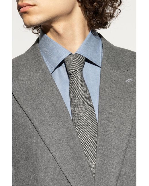Dolce & Gabbana Gray Wool Tie for men