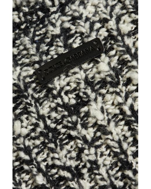 Dolce & Gabbana Gray Wool Turtleneck for men