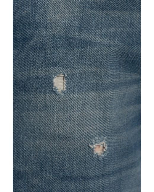 Golden Goose Deluxe Brand Blue Jeans With Vintage Effect
