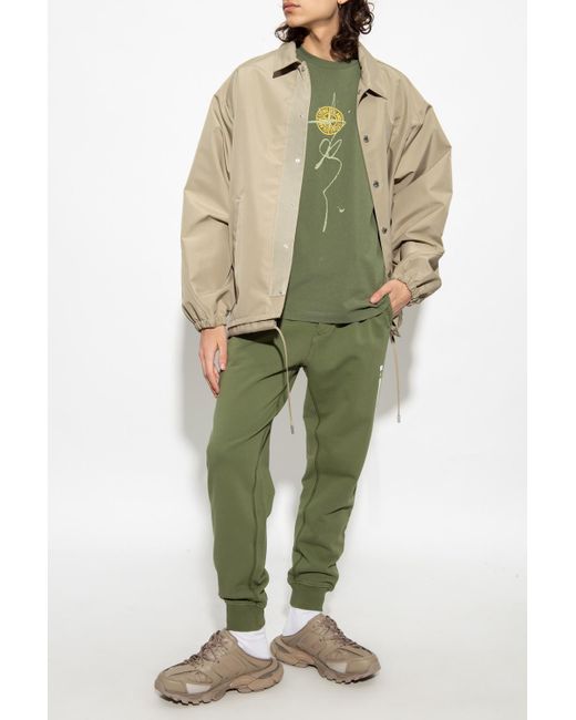 Stone Island Cotton Sweatpants With 
