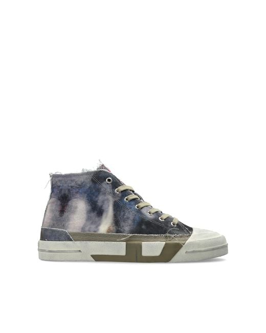 DIESEL Gray Sports Shoes Above The Ankle 'S-D-Verse Mid 2' for men