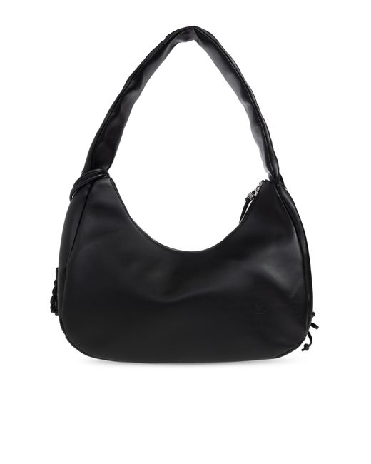 Ganni Black Shoulder Bag Type 'Hobo' Size 'Medium'