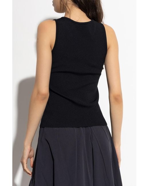 Balenciaga Black Top With Z Logo