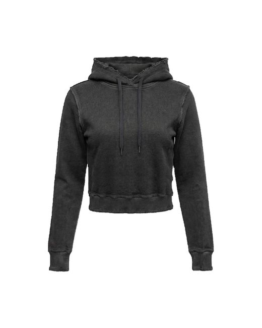 DIESEL Black Short Hoodie 'F-Slimmy-Hood-S3'