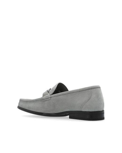 Ferragamo White Leather Shoes 'grandioso2', for men