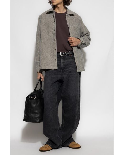 Samsøe & Samsøe Gray Shirt 'Sadamon' for men