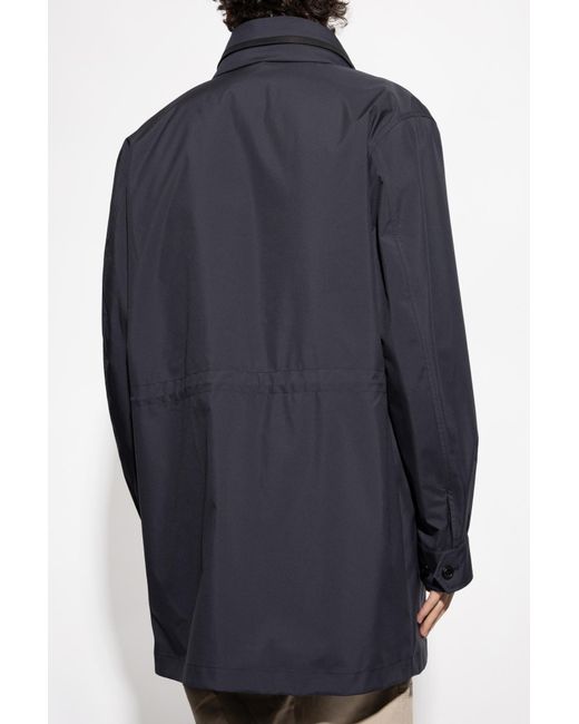 Moncler Blue Two-Layer Jacket Lanche for men