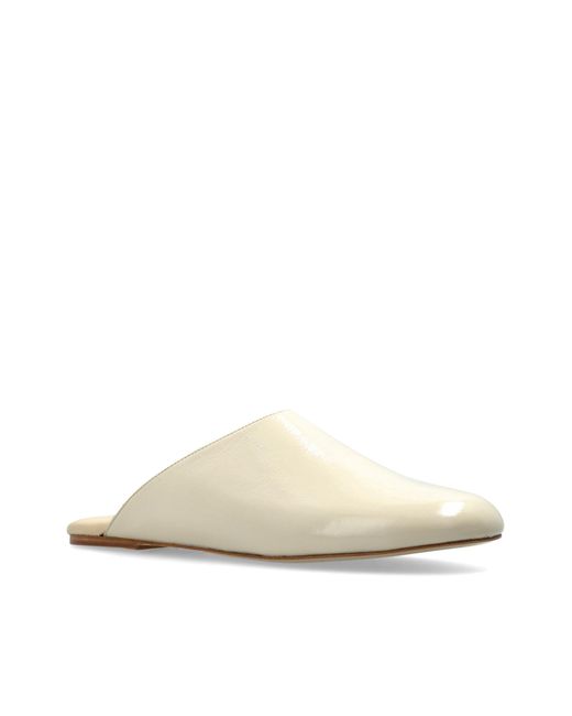 A.P.C. Natural Leather Slides