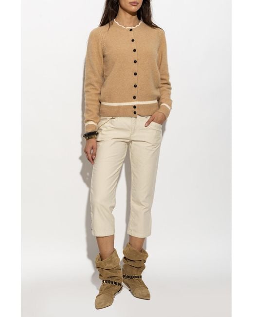 Isabel Marant Natural Cardigan 'Naia'