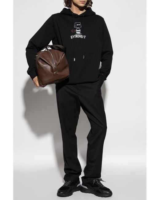 Iceberg Black Hoodie for men
