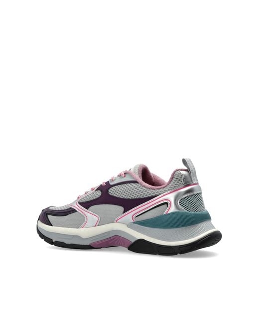 EA7 Blue Sports Shoes With Logo for men