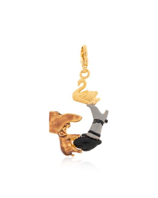 Marni Metallic Pendant With A Letter