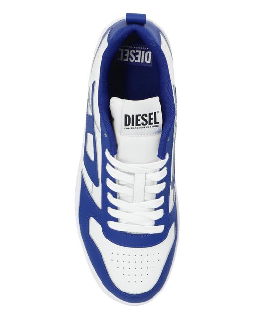 DIESEL Blue Sports Shoes `S-Ukiyo V2 Low` for men