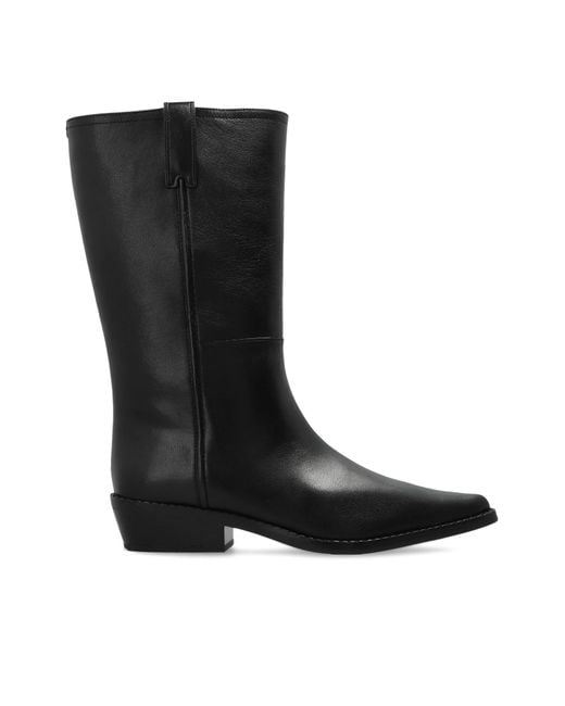 MICHAEL Michael Kors Black 'Farren' Heeled Boots