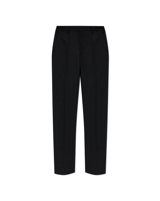 DIESEL Black Creased Trousers 'P-Am-Epci' for men