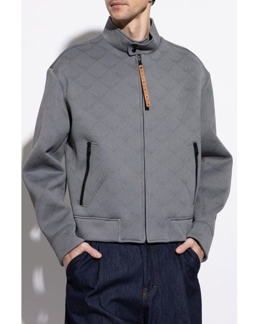 MCM Blue Jacket With Monogram for men