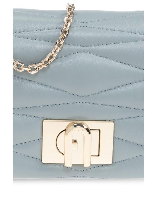 Furla Blue Shoulder Bag '1927 Mini'