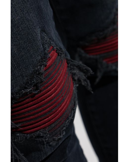 Amiri Black Jeans With Vintage Effect for men
