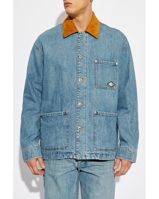 Bottega Veneta Blue Padded Denim Jacket for men