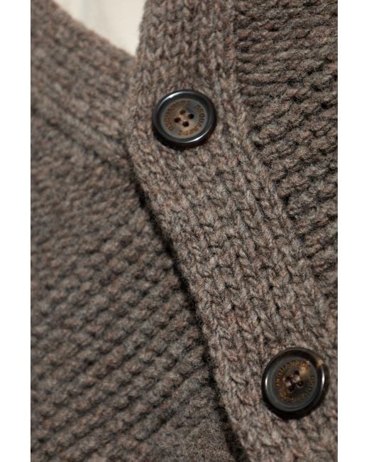 DSquared² Natural Wool Cardigan for men