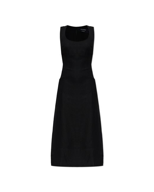 Jacquemus Black 'Tablier' Dress