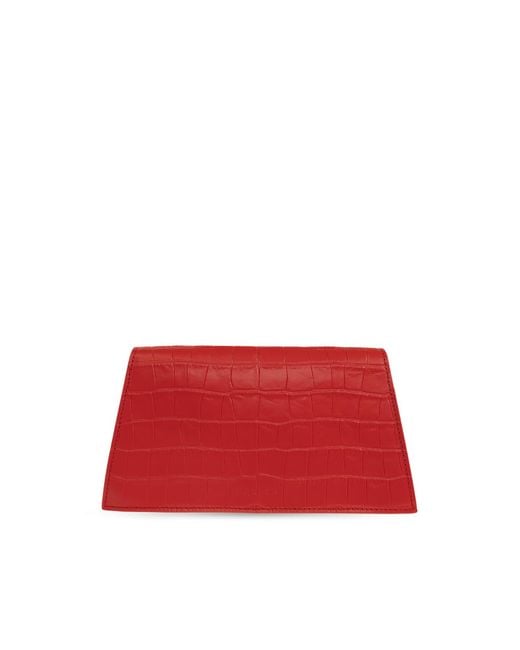 McQueen Red "Skull Mini" Bag