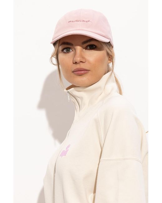 Isabel Marant Pink "Tomas" Baseball Cap