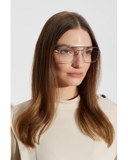 Victoria Beckham Metallic Corrective Glasses