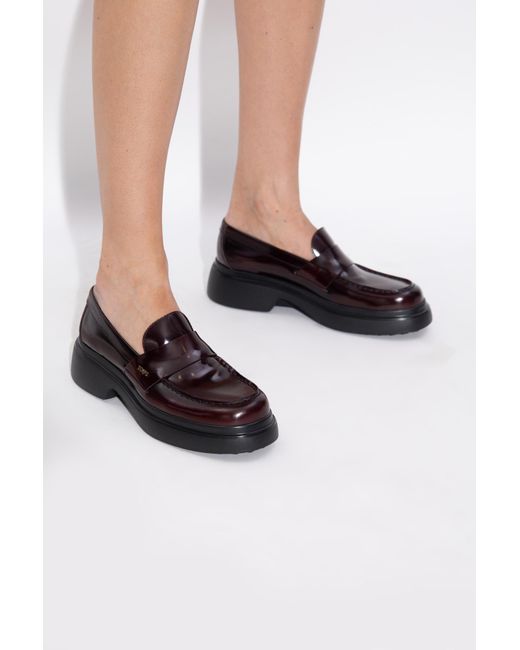Tod's Black Loafers Type Shoes