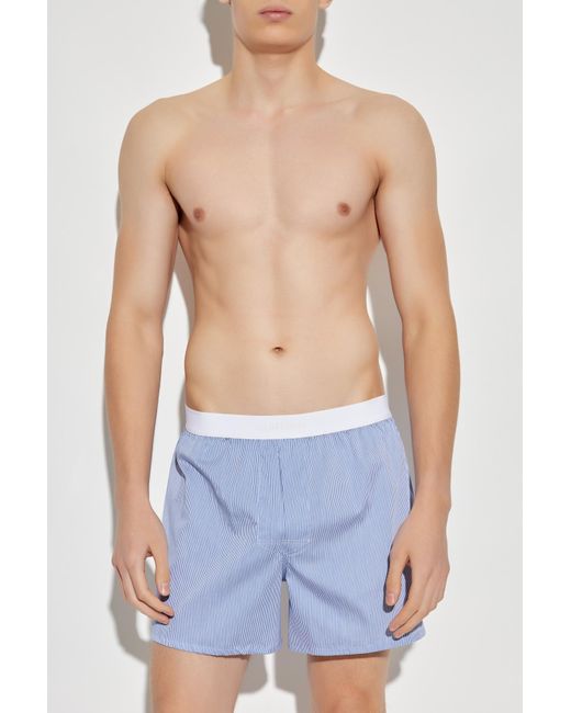 Tom Ford Blue Boxers With A Striped Pattern for men
