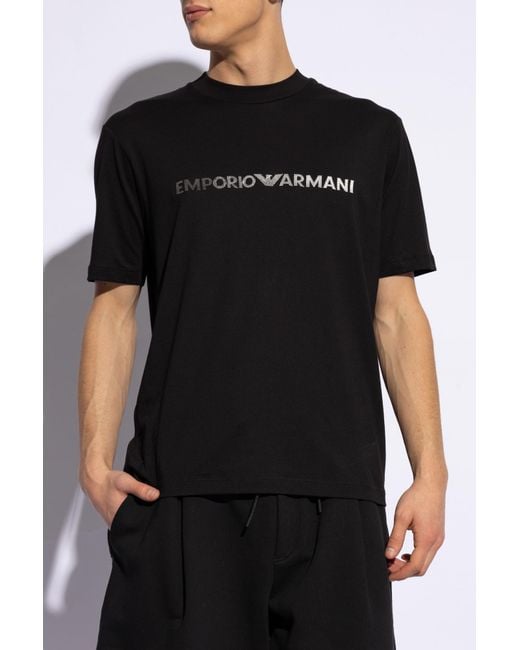 Giorgio armani discount black t shirt