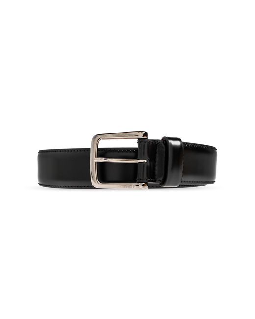 Tod's Black Leather Belt for men