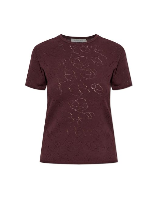 By Malene Birger Purple T-Shirt 'Brit'