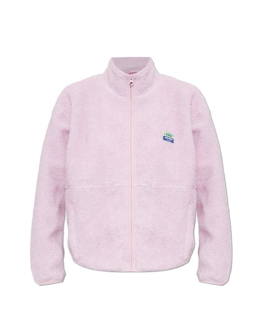 American Vintage Pink Fleece With Turtleneck