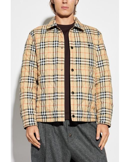 Burberry Brown Reversible Jacket "Brighton" for men