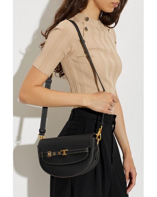 Tod's Black Leather 'Mini' Bag
