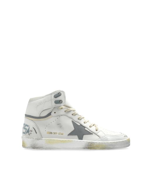 Golden Goose Deluxe Brand Black Sneakers Sky Star With Padded Tongue for men