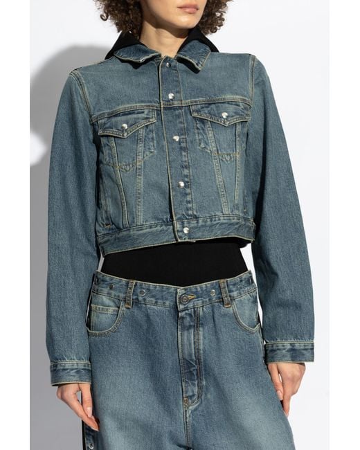 Alaïa Blue Denim Jacket