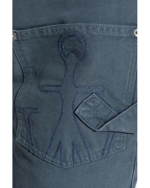 J.W. Anderson Blue Jeans With Logo