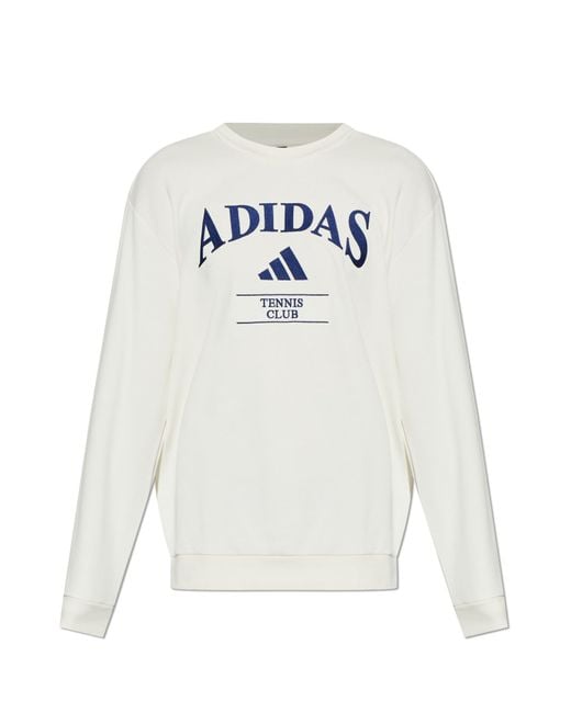 Adidas Originals White Sweatshirt With Logo for men