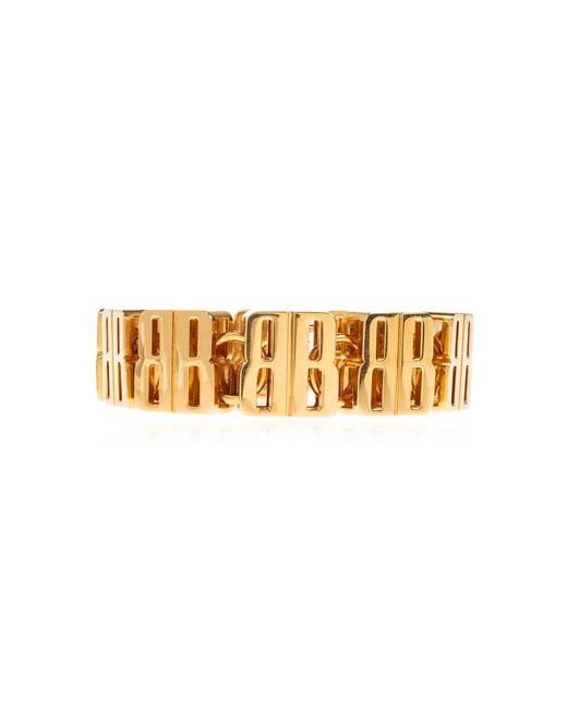 Balenciaga Metallic Monogram Bracelet