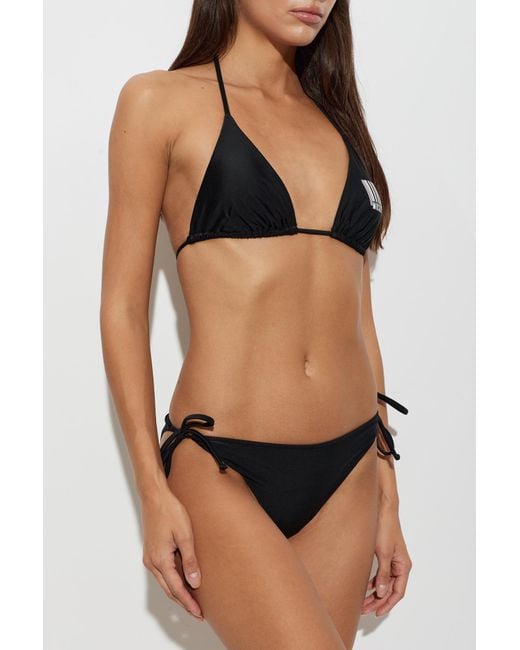 Moschino Black Bikini Top