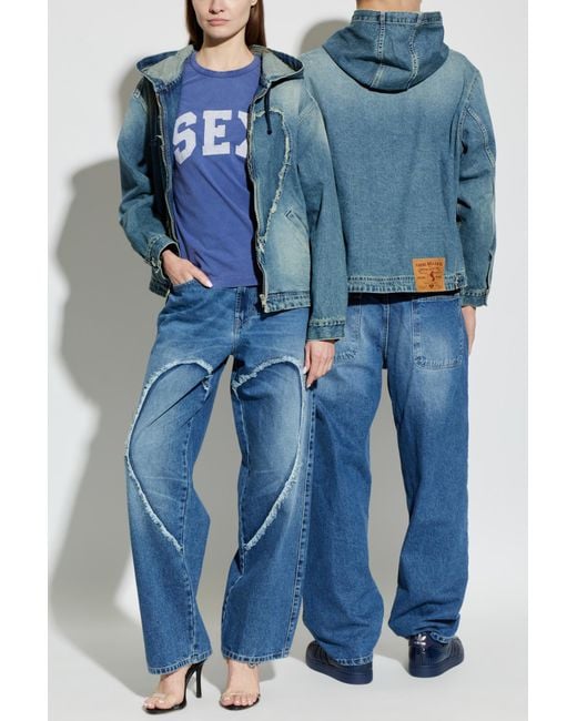 Carne Bollente Blue Jeans With A 'Vintage' Effect
