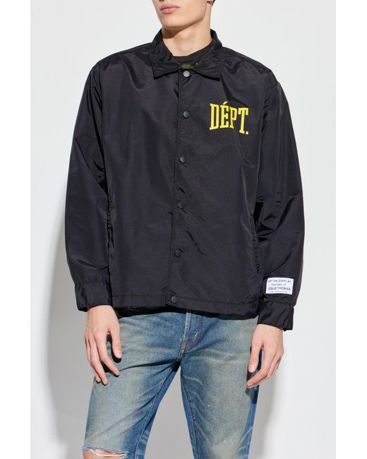 GALLERY DEPT. Blue Jacket With Logo for men
